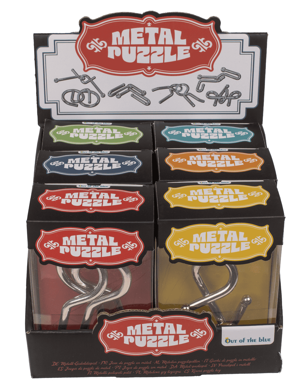 Metal puzzle, 9 cm,