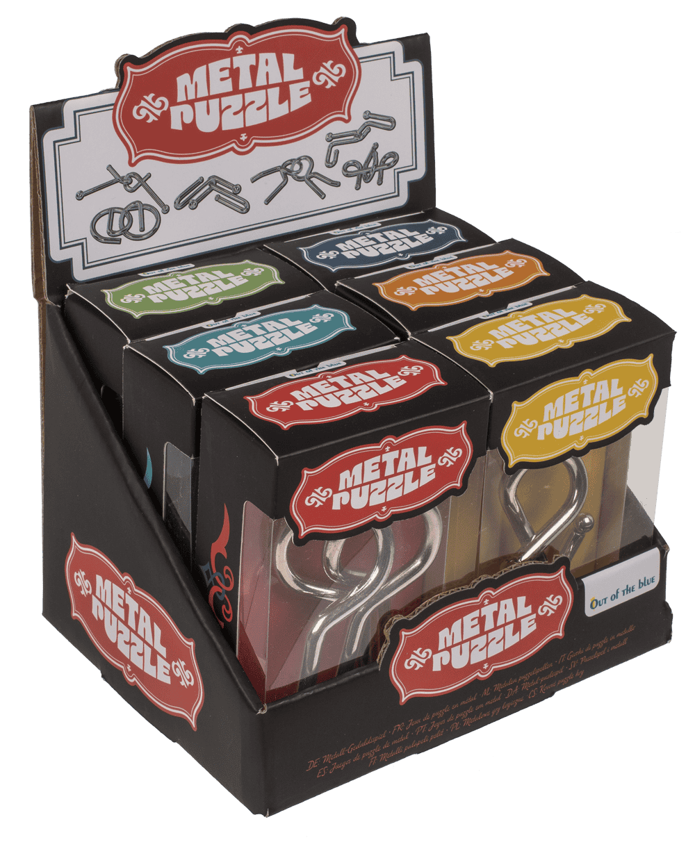 Metal puzzle, 9 cm,