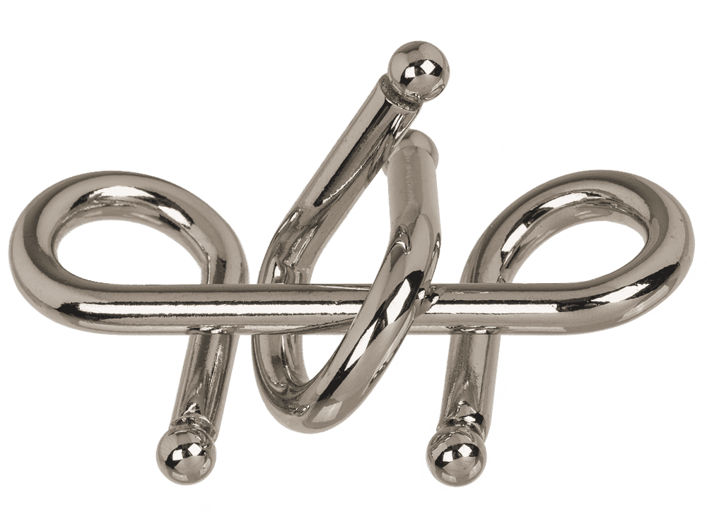 Metal puzzle, 9 cm,