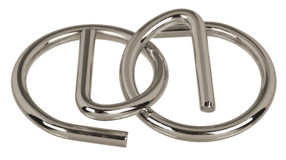 Metal puzzle, 9 cm,