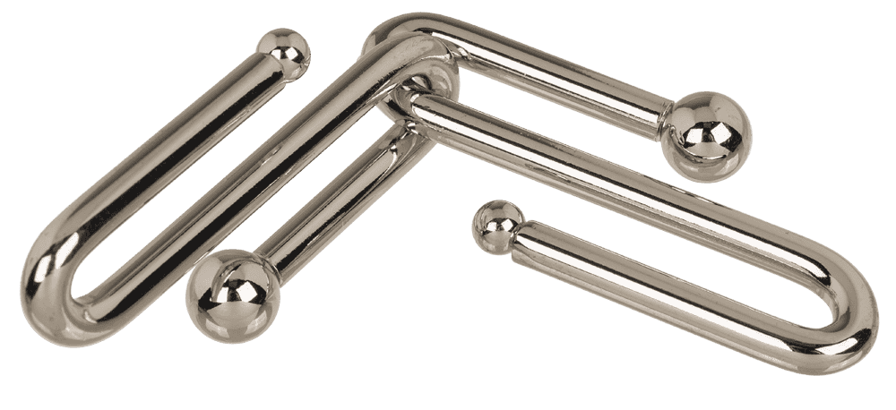 Metal puzzle, 9 cm,