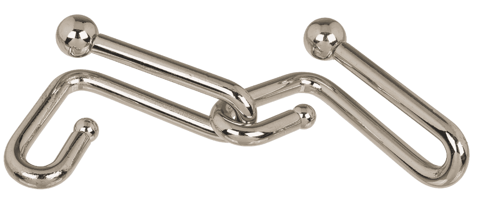 Metal puzzle, 9 cm,