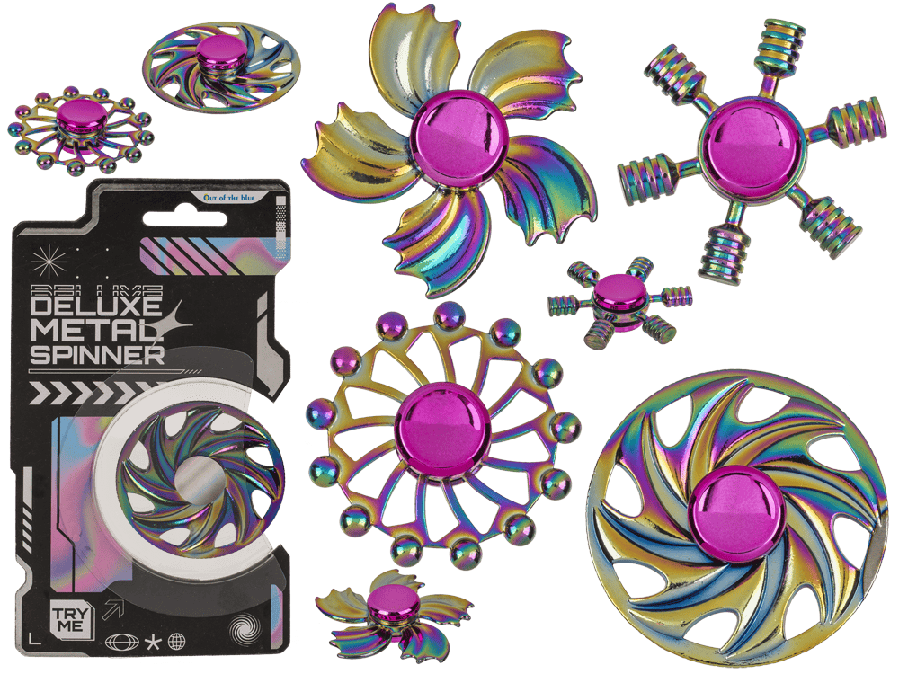 Deluxe Metall-Spinner,  ca. 6 cm,