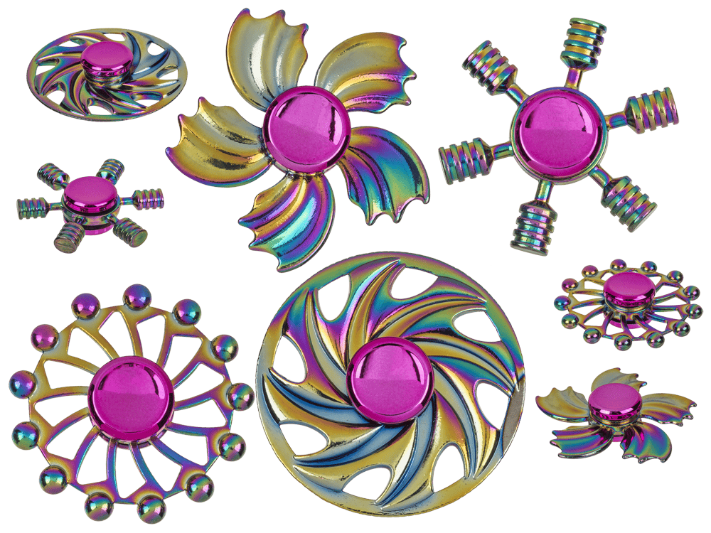 Deluxe Metall-Spniner,  ca. 6 cm,