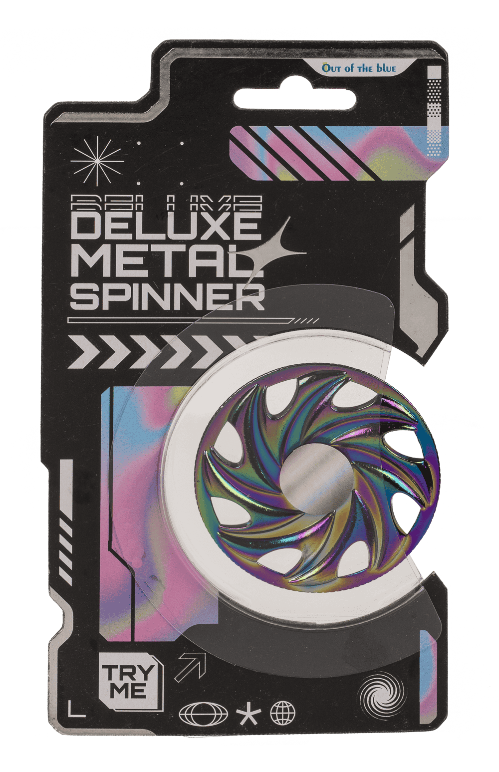 Deluxe Metall-Spinner,  ca. 6 cm,
