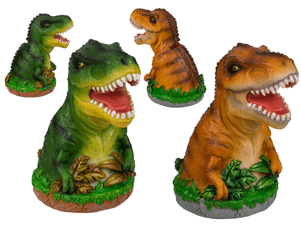 Polyresin savings bank, Dinosaur,