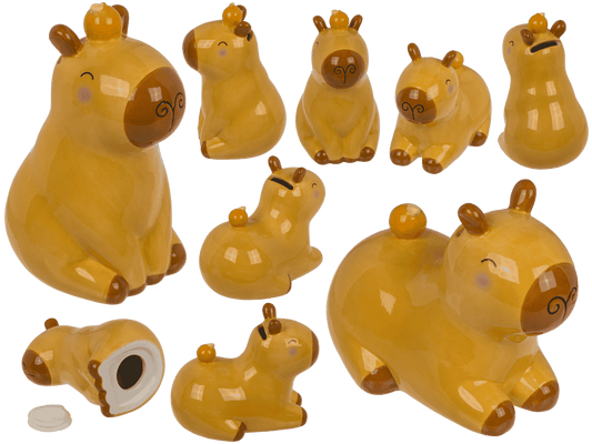 Saving bank, Capybara, 15 x 9 cm, dolomite,