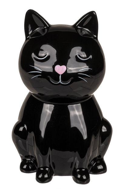 Savings bank with lock, Cat,