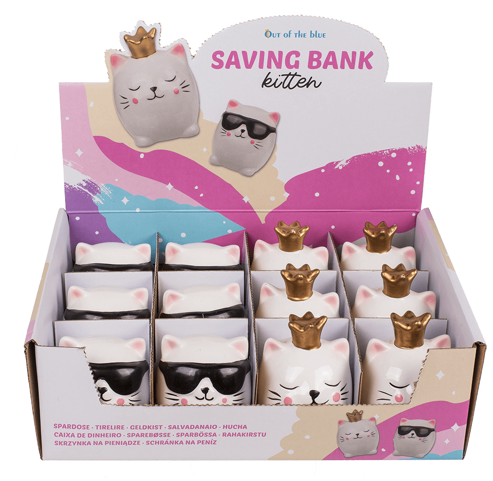 Savings bank, Kitten,