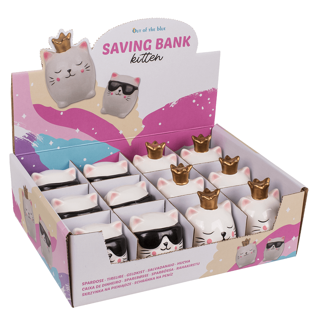 Savings bank, Kitten,