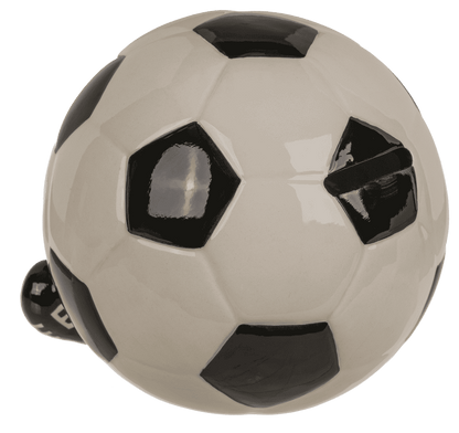 Spardose, Fußball, aus Keramik, 13 x 12 cm,