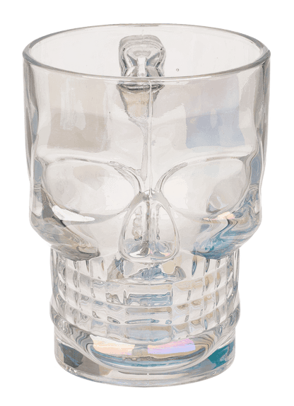 Drinking glas, Skull, approx. 9,3 x 7 x 12,5 cm,