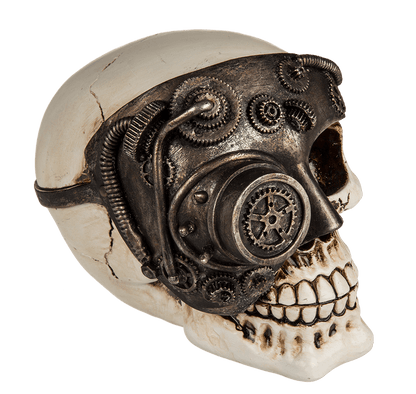 Polyresin skull, Cyborg Skull,