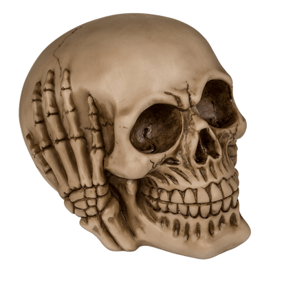 Savings bank, Skull - The 3 Monkeys (See No,