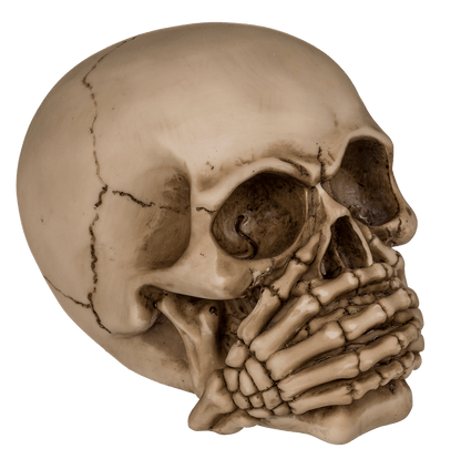 Savings bank, Skull - The 3 Monkeys (See No,