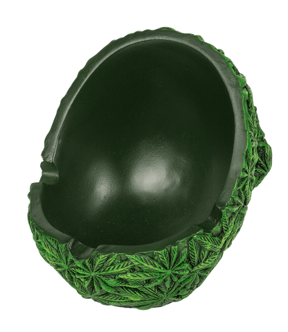 Ashtray, Cannabis Skull, ca. 11 cm,
