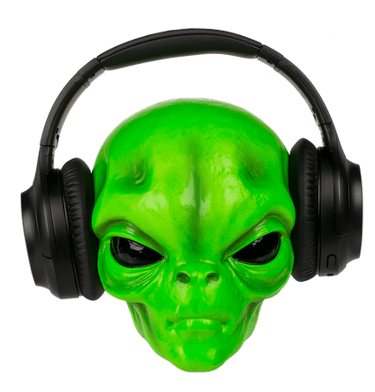Headphone Holder, Alien,