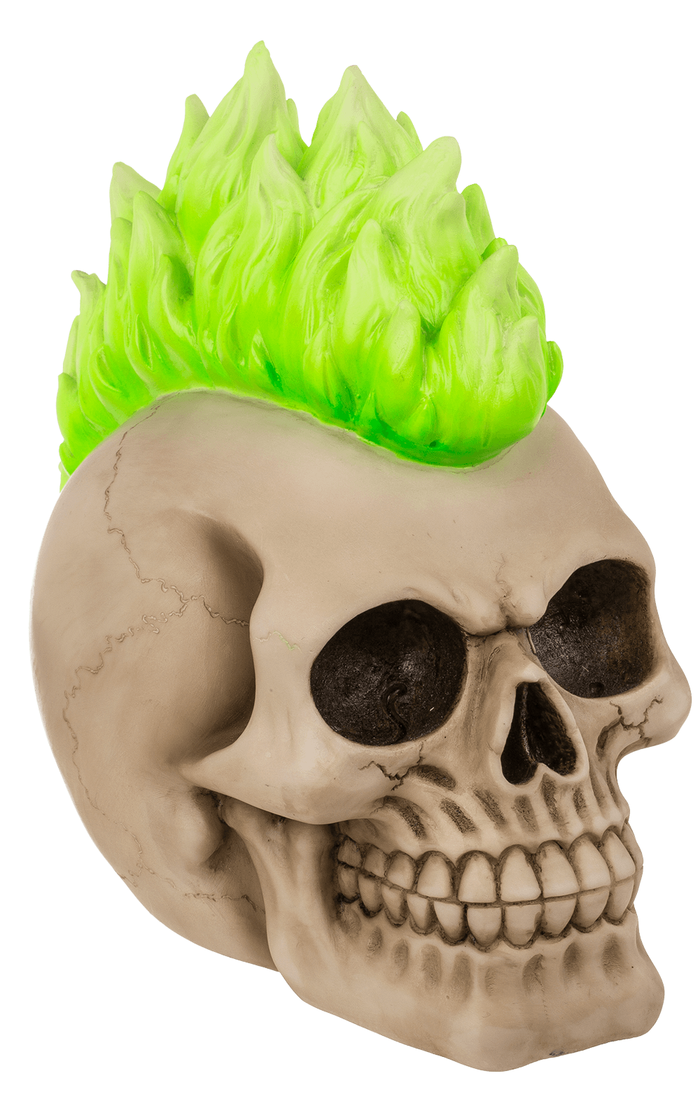 Savings bank with lock, Skull, Punk,