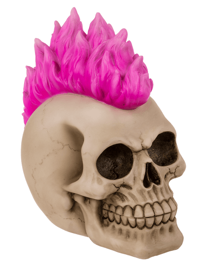 Savings bank with lock, Skull, Punk,