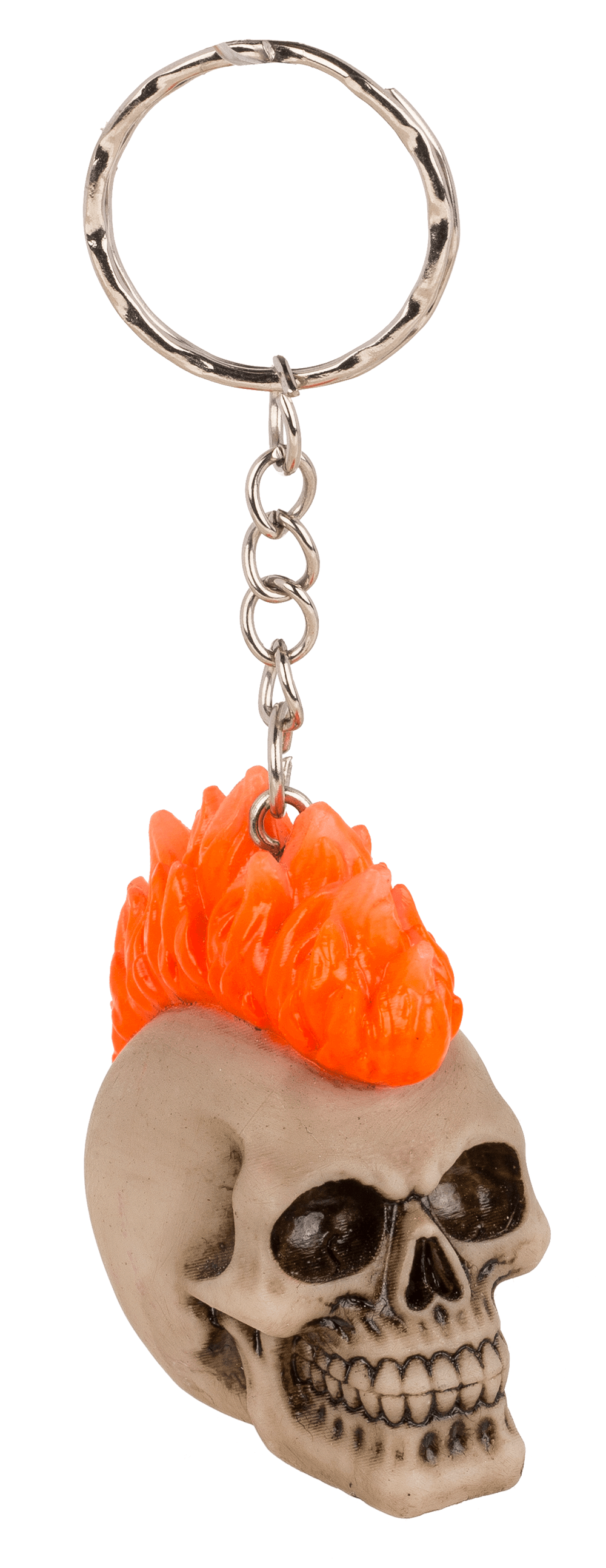 Metal Keychain, Skull, Punk,