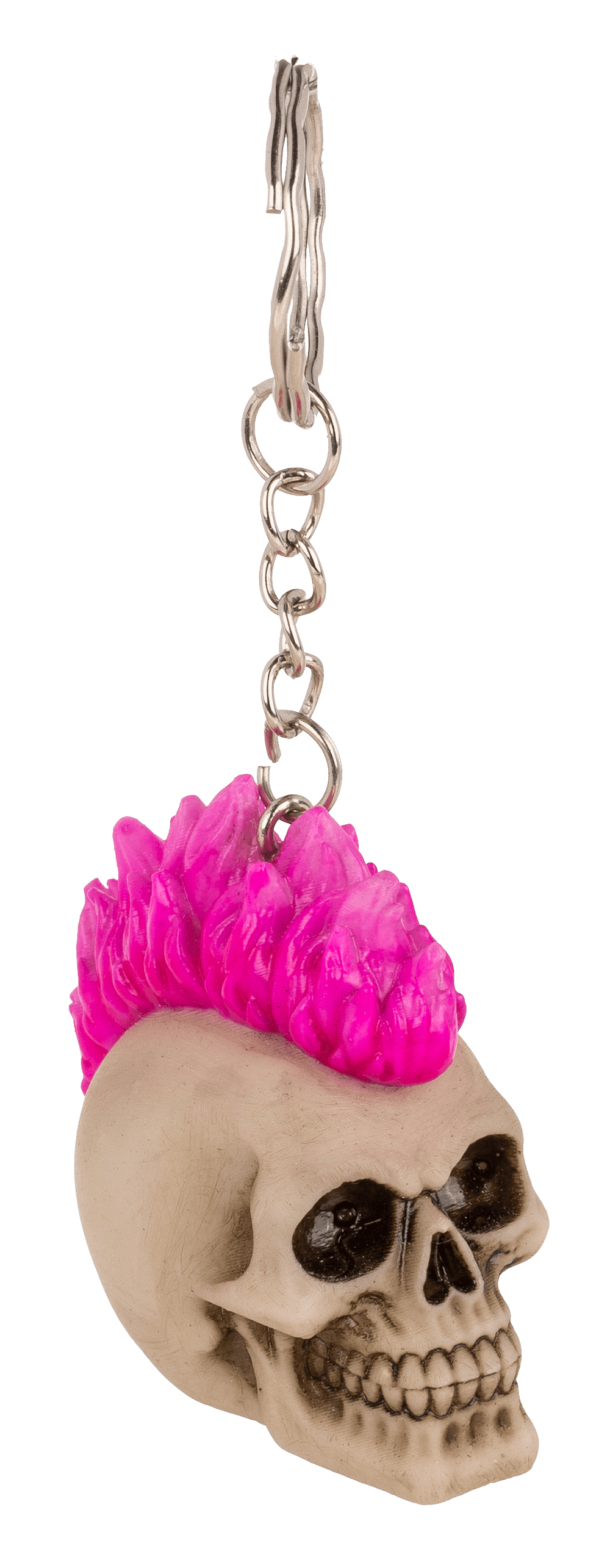 Metal Keychain, Skull, Punk,