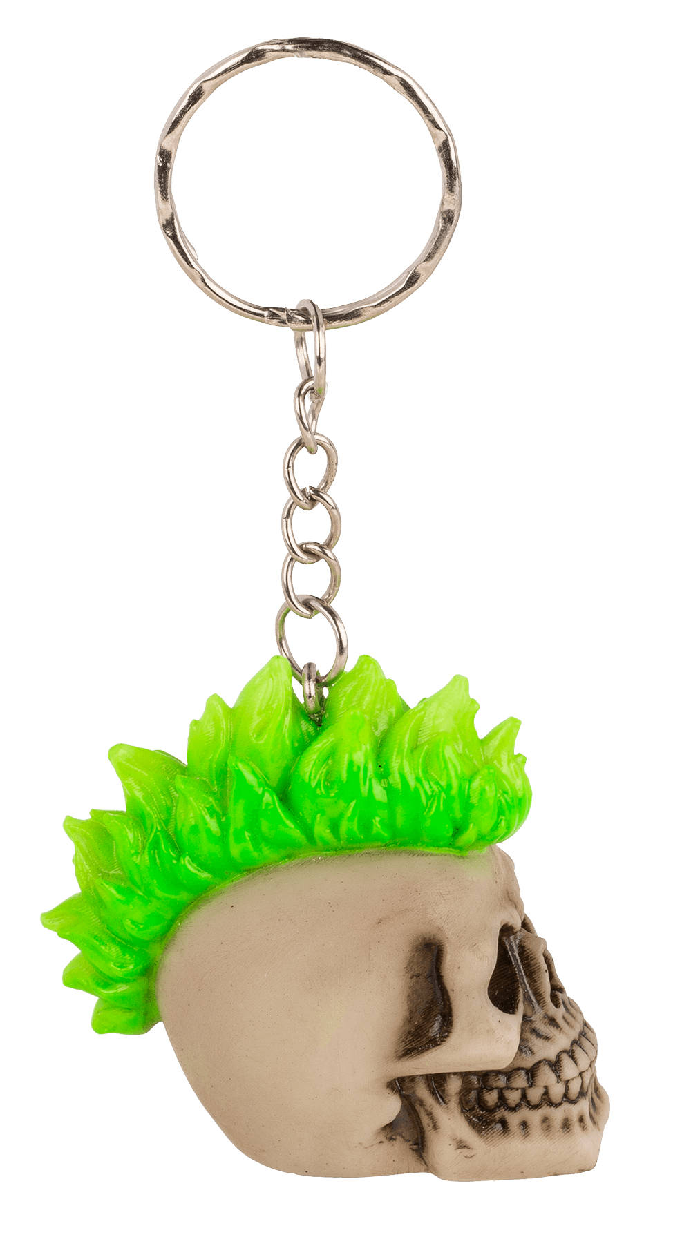 Metal Keychain, Skull, Punk,