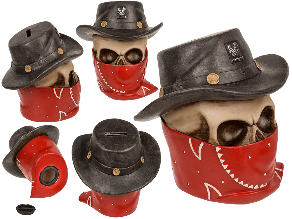 Savings bank with lock, Outlaw,