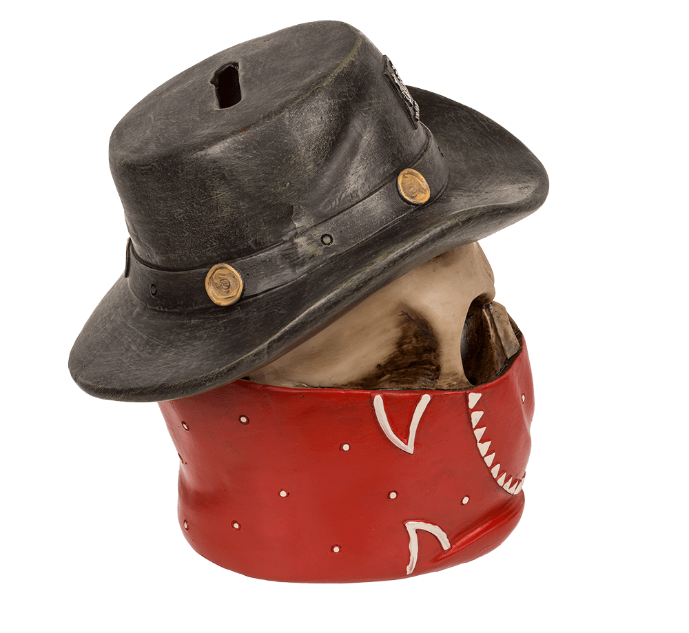 Savings bank with lock, Outlaw,