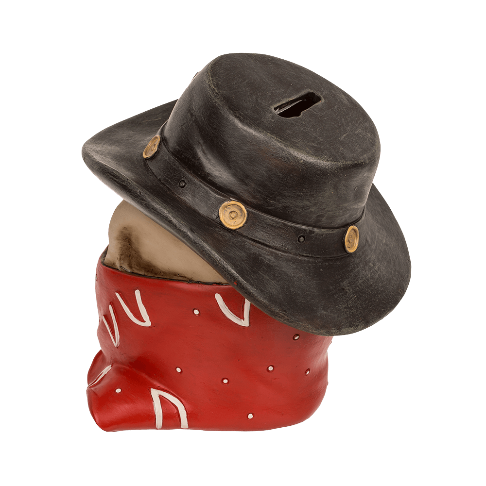 Savings bank with lock, Outlaw,