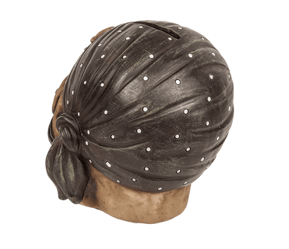 Savings bank with lock, Pirate,