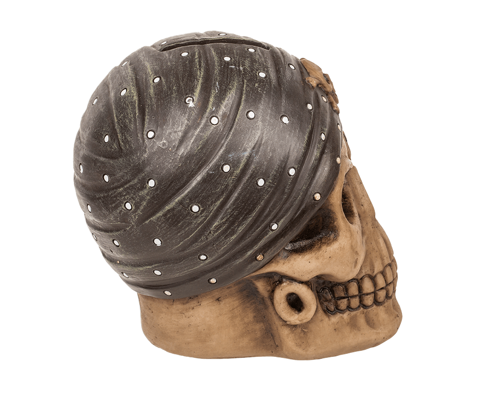 Savings bank with lock, Pirate,