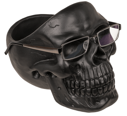 Skull Organiser, with Glasses Holder and