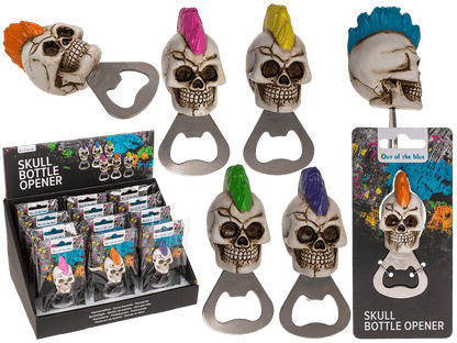 Metal bottle opener, Skull,
