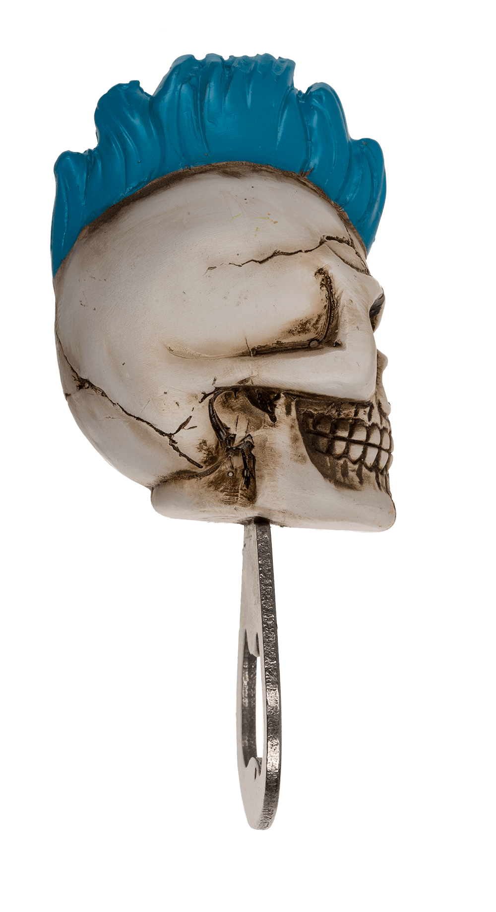 Metal bottle opener, Skull,