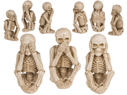 Polyresin Skeleton, "Do not say, listen and see",