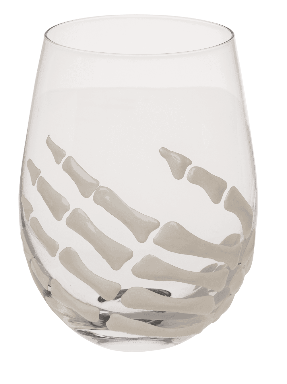 Drinking Glass, Skeleton hand, set of 2,