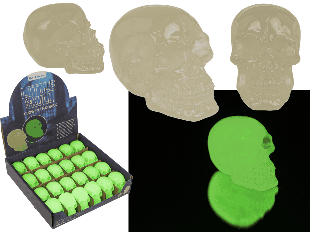 Little Skull, glow in the dark,