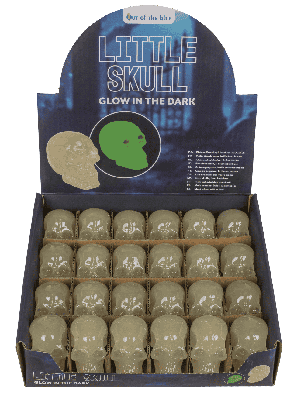 Little Skull, glow in the dark,
