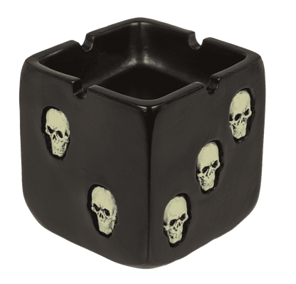 Ashtray, Skull, Glow in the Dark,