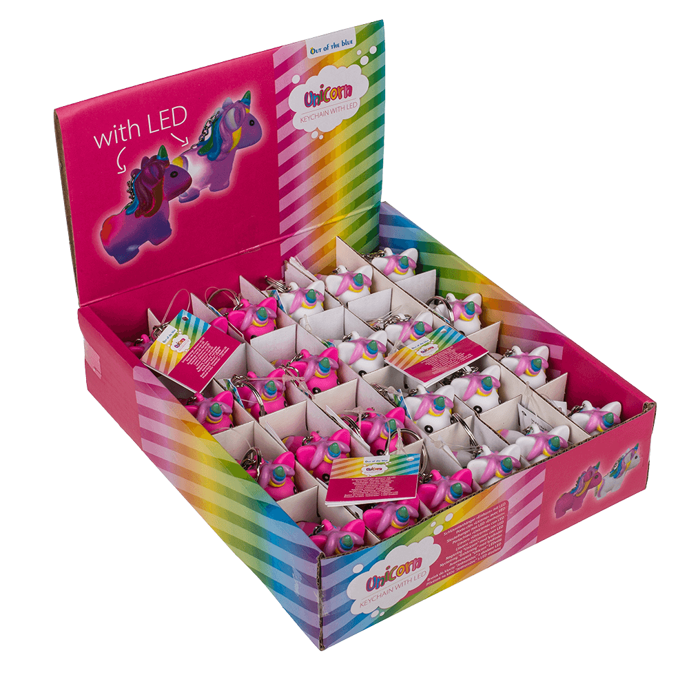 Metal key chain, unicorn,