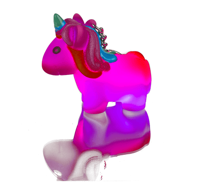 Metal key chain, unicorn,