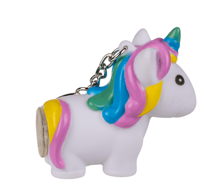 Metal key chain, unicorn,