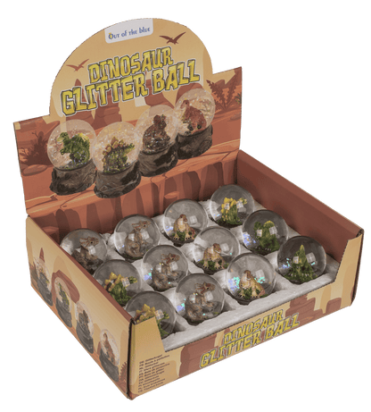 Glitter ball, Dinosaur, on base,