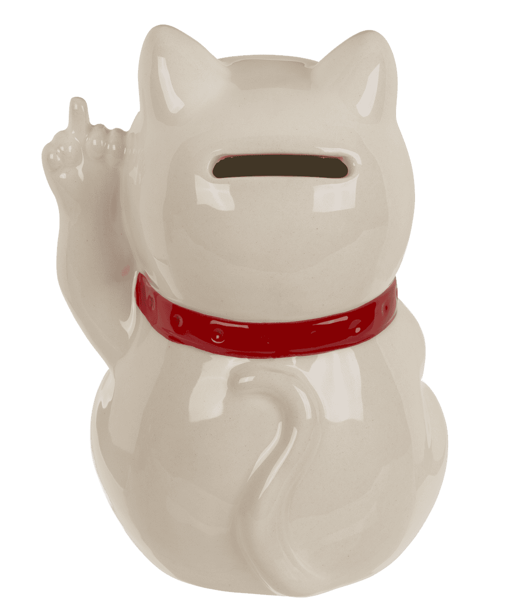 Salvadanaio con serratura, Angry Cat