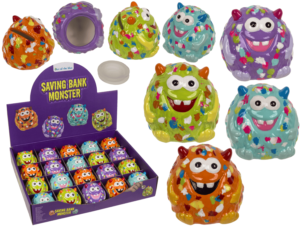 Saving bank, Monster, 4 ass.,