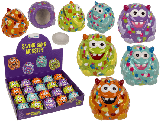 Saving bank, Monster, 4 ass.,