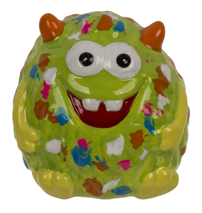 Spardose, Monster, 4-fach sortiert,