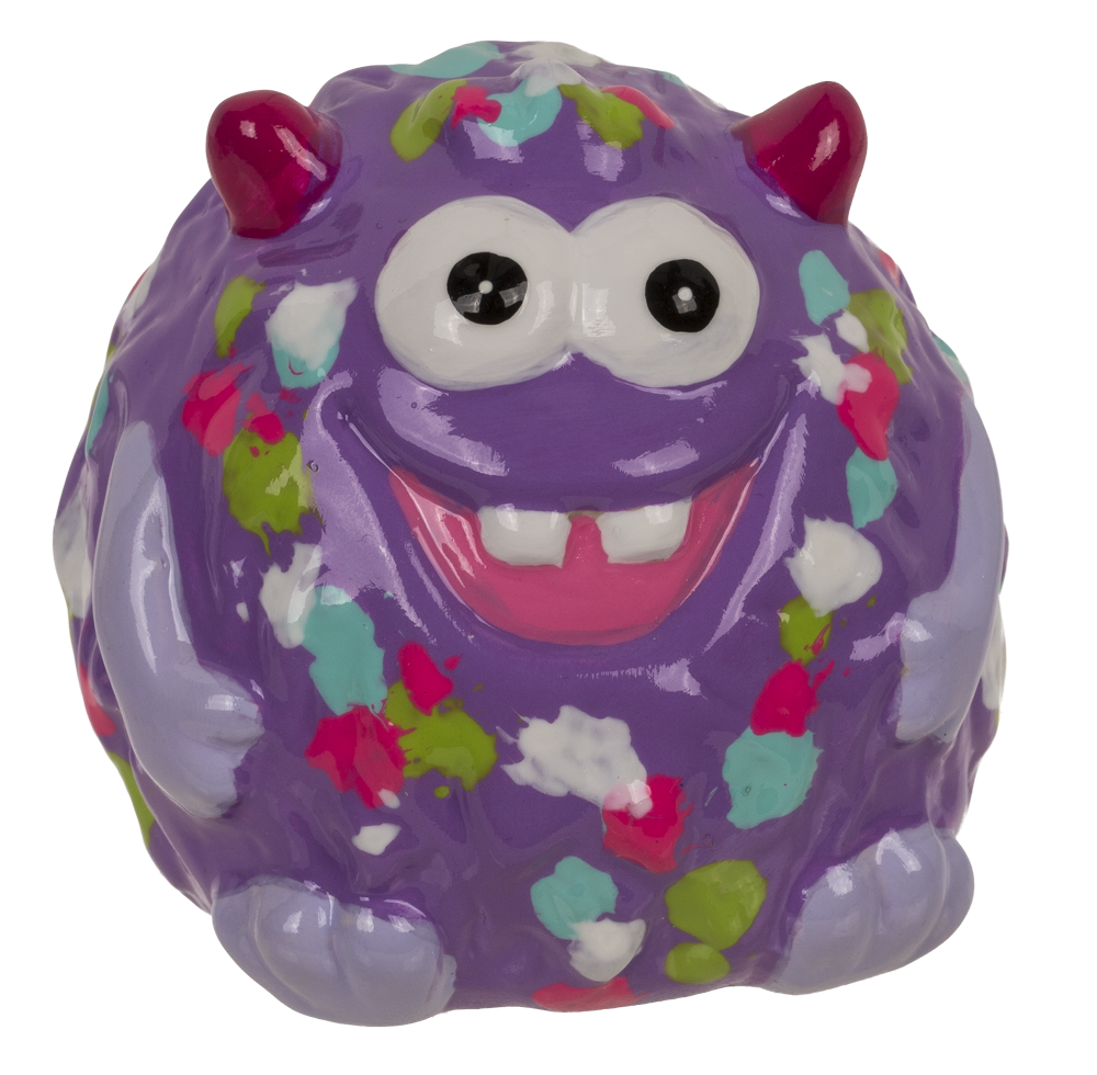 Spardose, Monster, 4-fach sortiert,