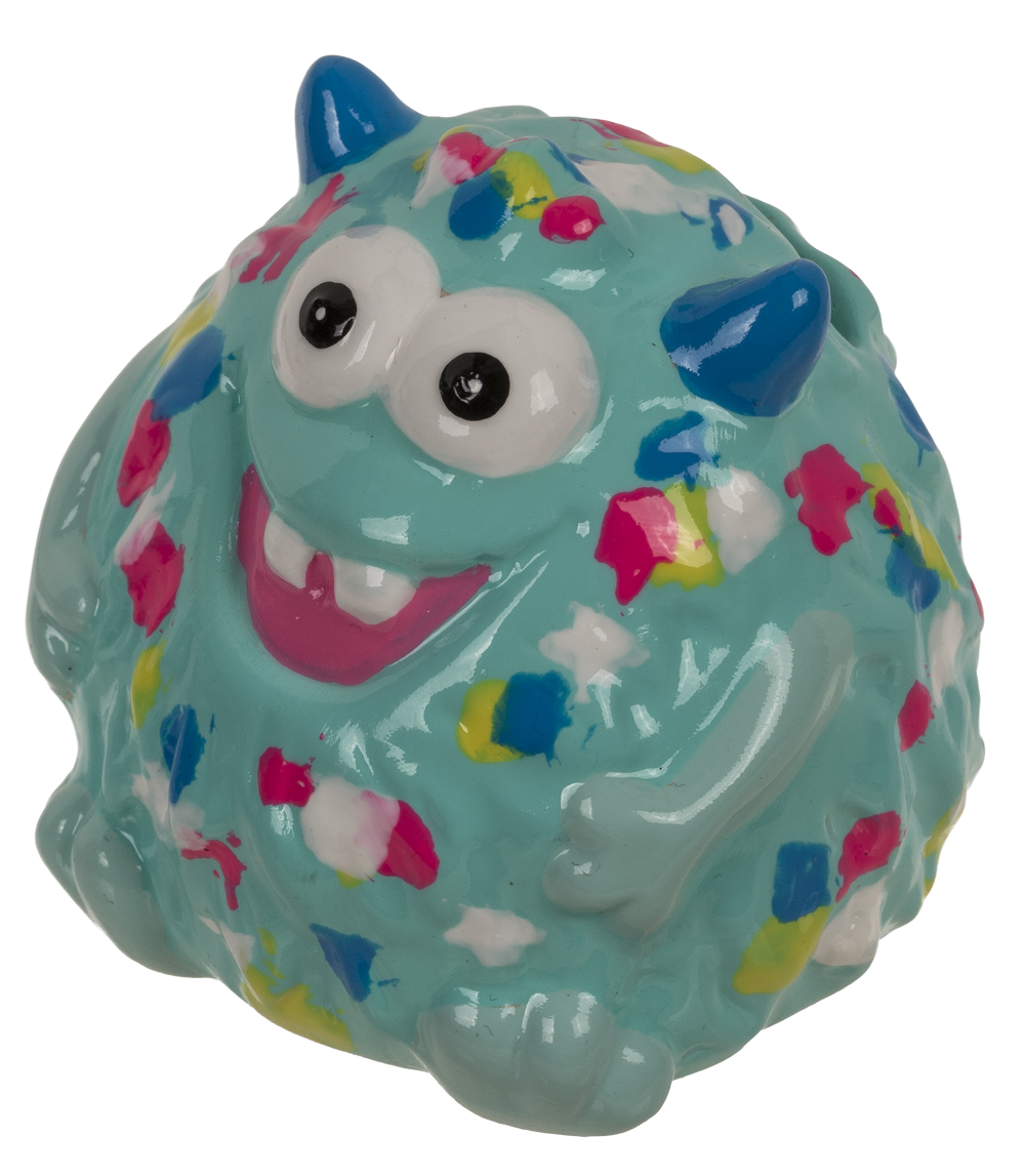 Spardose, Monster, 4-fach sortiert,