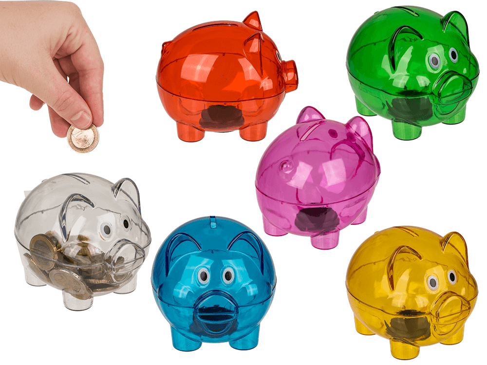 Money bank, pig, ca. 10 x 8 x 8 cm,